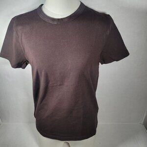 Madewell Mens Brown Casual Everyday Cotton Perfect Crewneck T-Shirt Size XXS